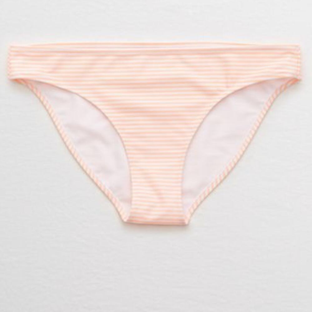 NWT Aerie Bikini Bottom Women's Neon Peach Swim Beachy Surfing Size M and XL
